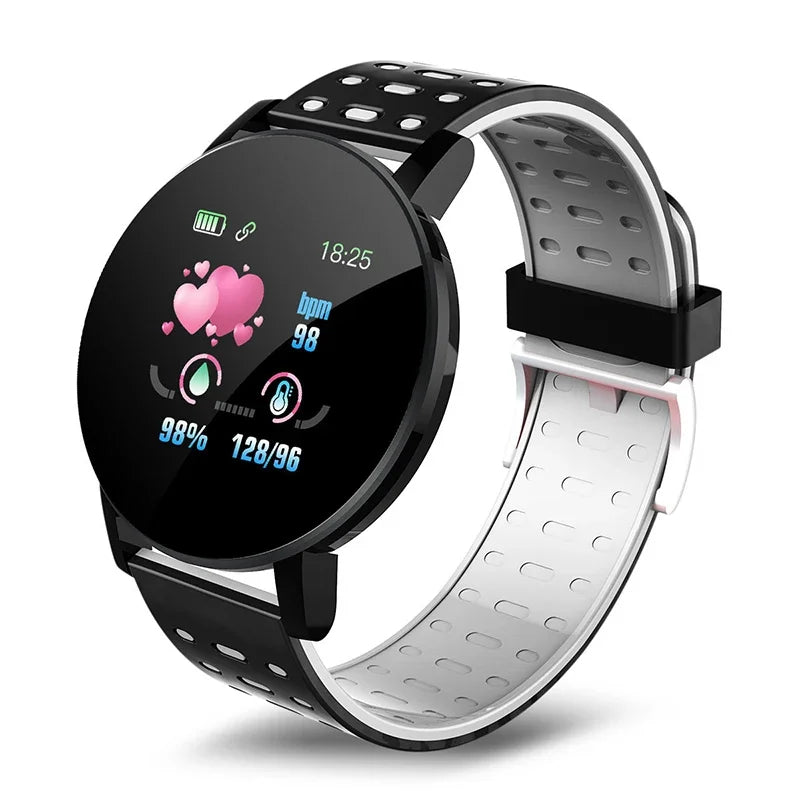 Smart Fitness Tracker Watch with Heart Rate & Blood Oxygen Monitor – Waterproof Activity Tracker Smartband for Kids & Adults
