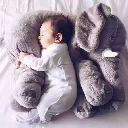 Elephant-shaped baby pillow