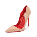 Luxury patent leather high heel pumps