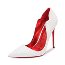 Luxury patent leather high heel pumps