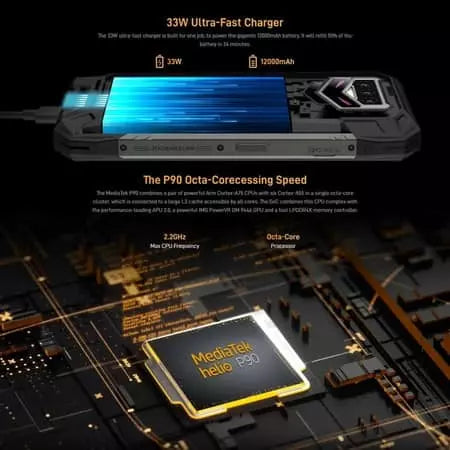 Teléfono inteligente DOOGEE S89 8GB+128GB