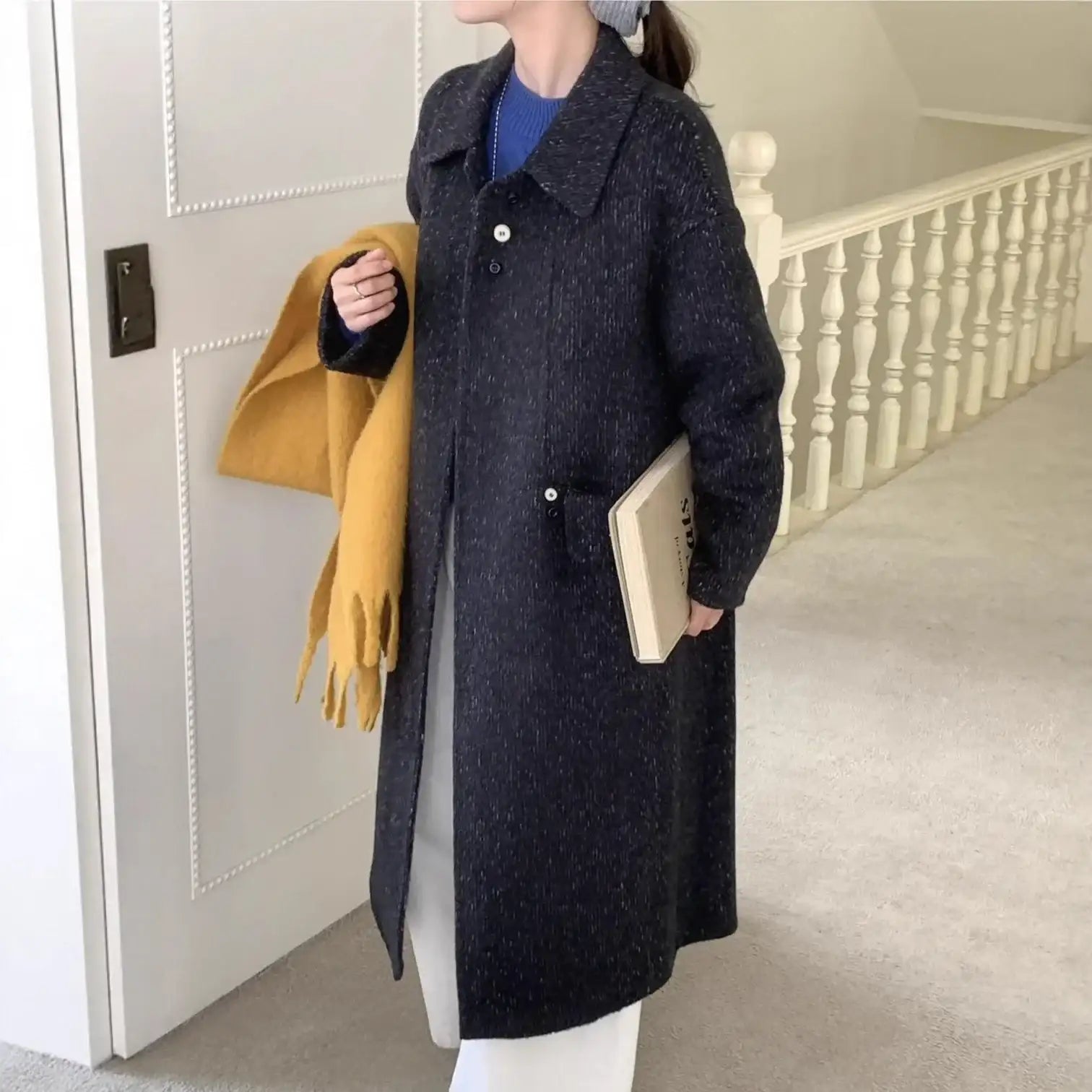 NordicElegance™ Women’s Winter Long Coat – European Style