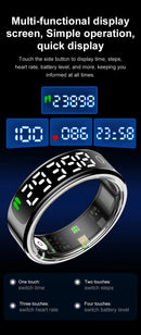 Smart Health Fitness Ring – Sleep, Heart Rate &amp; Activity Tracker