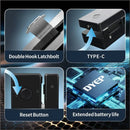 Smart Fingerprint Glass Door Lock with RFID Card & Password Access
