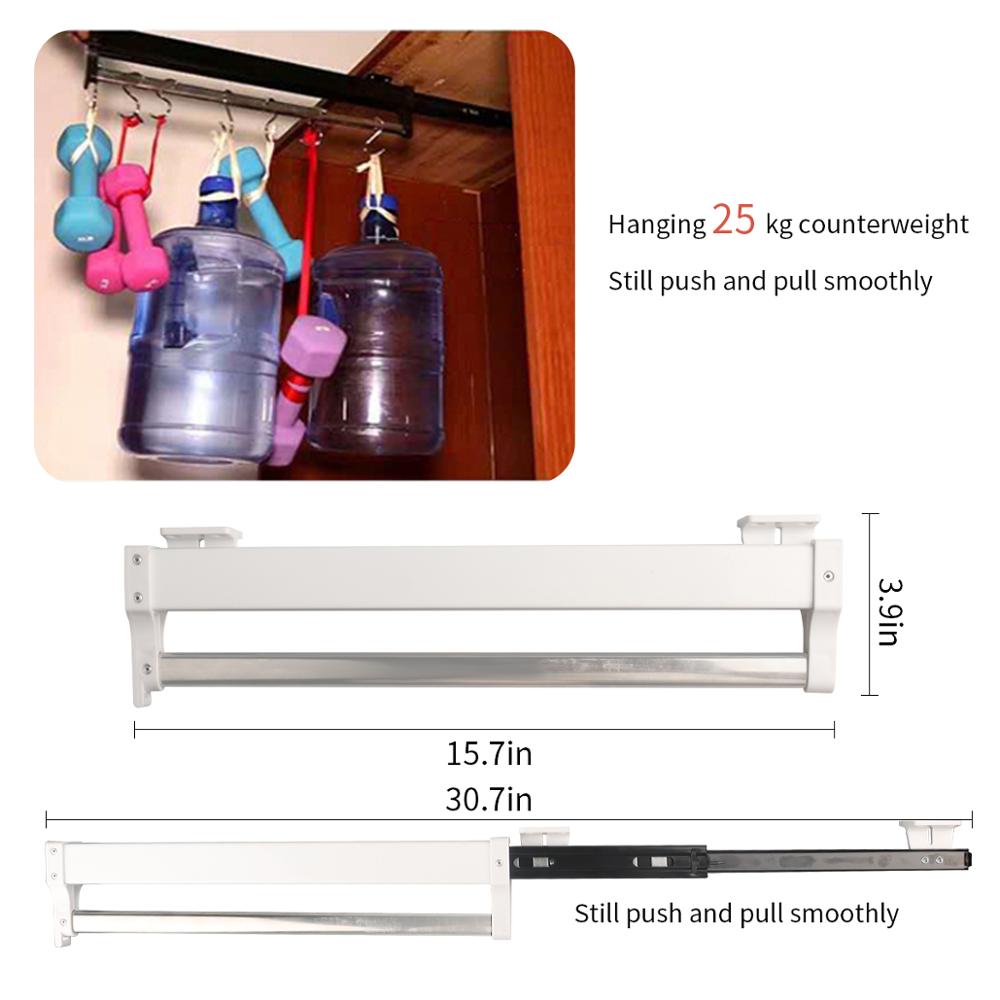 Wardrobe Rod, Adjustable Rail, Top Mount - Automation and Energy