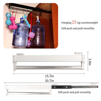 Wardrobe Rod, Adjustable Rail, Top Mount - Automation and Energy