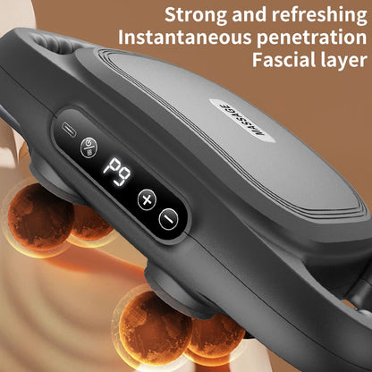 Massager for waist, legs, neck, and shoulders, for muscle relaxation