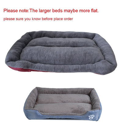 Pet Bed Sofa Dog Beds Waterproof Bottom Soft Fleece - Automation and Energy