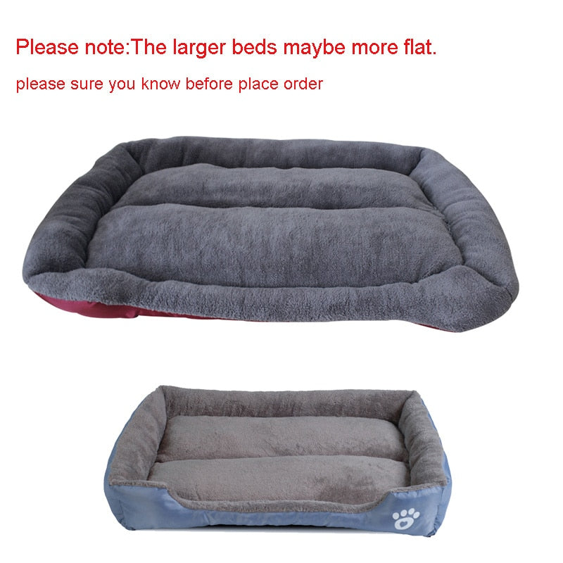 Pet Bed Sofa Dog Beds Waterproof Bottom Soft Fleece - Automation and Energy