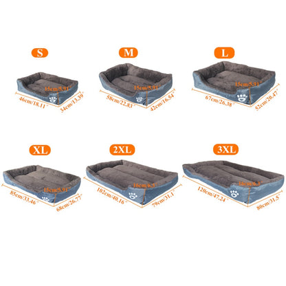 Pet Bed Sofa Dog Beds Waterproof Bottom Soft Fleece - Automation and Energy