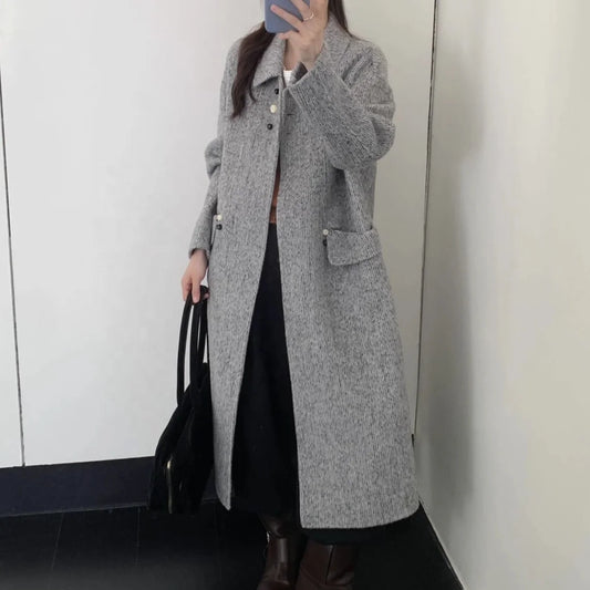 NordicElegance™ Women’s Winter Long Coat – European Style