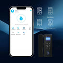 Smart Fingerprint Glass Door Lock with RFID Card & Password Access