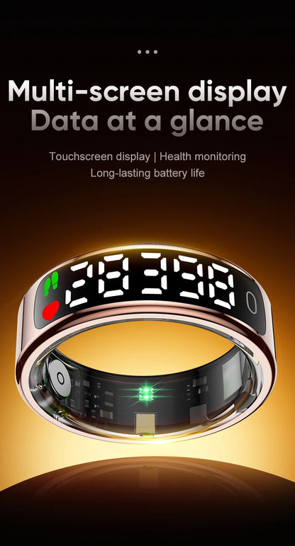Smart Health Fitness Ring – Sleep, Heart Rate &amp; Activity Tracker