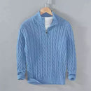 Half-Turtleneck Knitted Sweater