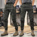 Pantaloni cargo cropped slim fit da uomo UrbanFlex™