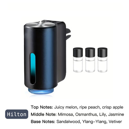 Difusor de aroma para coche inteligente y purificador de aire de iones negativos con tecnología de aceites esenciales