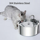 Smart Stainless Steel Automatic Pet Cat & Dog Water Fountain Filter Fountain Smart Drinking Bowl