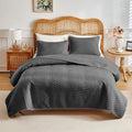 Luxury Quilted Coverlet Set – Lightweight Pet Hair Resistant Bedspread for Queen & King Beds