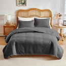 Luxury Quilted Coverlet Set – Lightweight Pet Hair Resistant Bedspread for Queen & King Beds