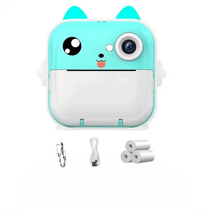 Kids Instant Print Camera HD Mini Digital Toy Camera with App