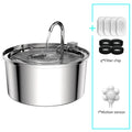Smart Stainless Steel Automatic Pet Cat & Dog Water Fountain Filter Fountain Smart Drinking Bowl