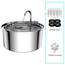 Smart Stainless Steel Automatic Pet Cat & Dog Water Fountain Filter Fountain Smart Drinking Bowl