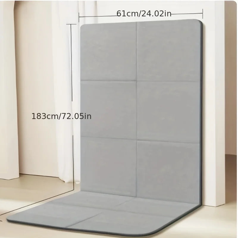 Esterilla de yoga plegable de TPE ecológica FlexFold™: esterilla de fitness antideslizante para viajes