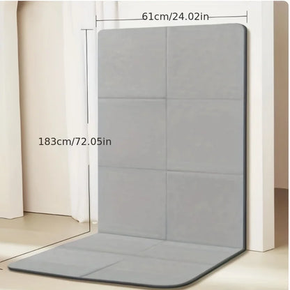 Esterilla de yoga plegable de TPE ecológica FlexFold™: esterilla de fitness antideslizante para viajes