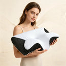 Cuscino Ergonomico in Memory Foam per Cervicale – Supporto Ortopedico per Sollievo dal Dolore al Collo