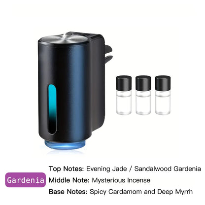 Difusor de aroma para coche inteligente y purificador de aire de iones negativos con tecnología de aceites esenciales