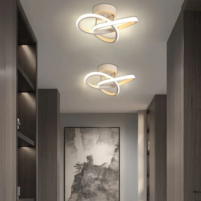Lámpara de techo LED moderna - Lámpara de techo de montaje superficial para pasillo, cocina y dormitorio