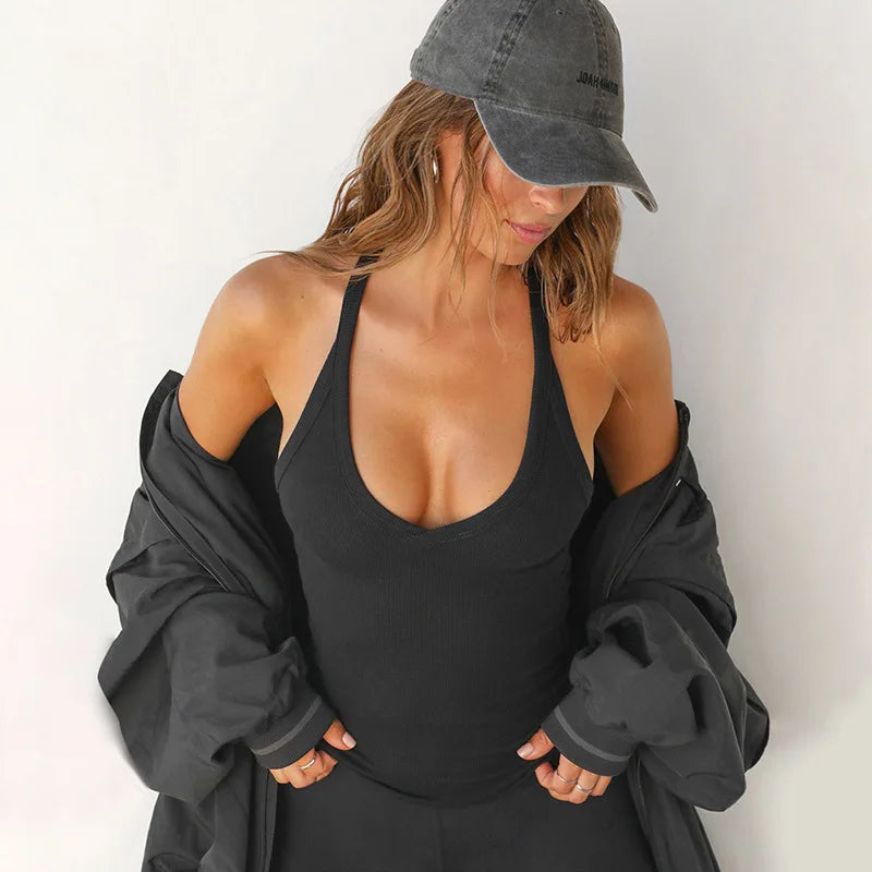 Sleeveless Knit Tank Top