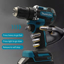 Juego de taladro percutor de impacto sin escobillas Makita de 18 V – Herramienta eléctrica inalámbrica con batería