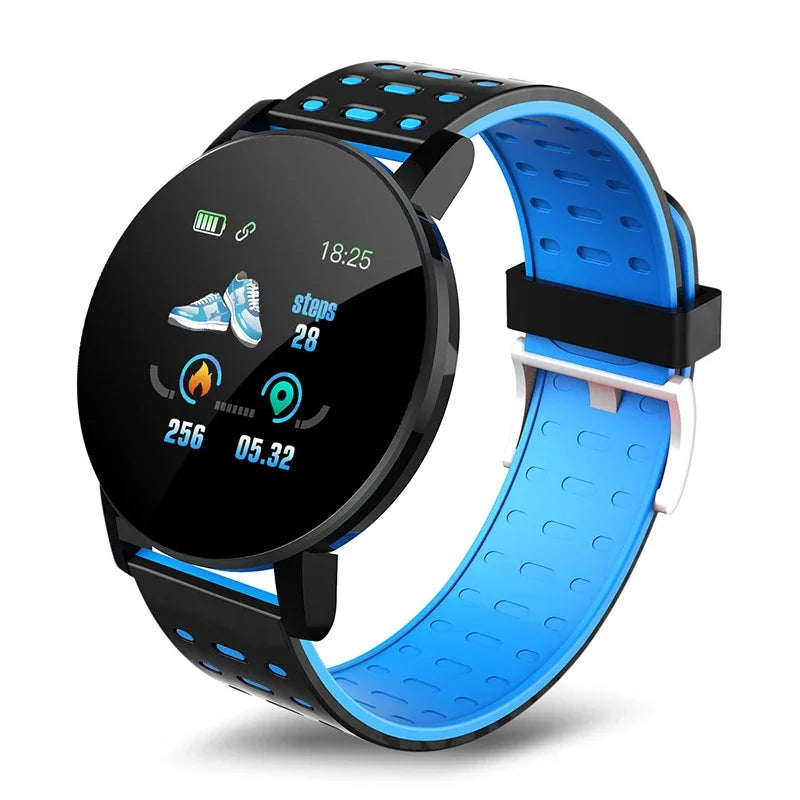 Smart Fitness Tracker Watch with Heart Rate & Blood Oxygen Monitor – Waterproof Activity Tracker Smartband for Kids & Adults