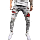 Men’s Distressed Slim Fit Jeans – Modern Streetwear Style with Premium Comfort