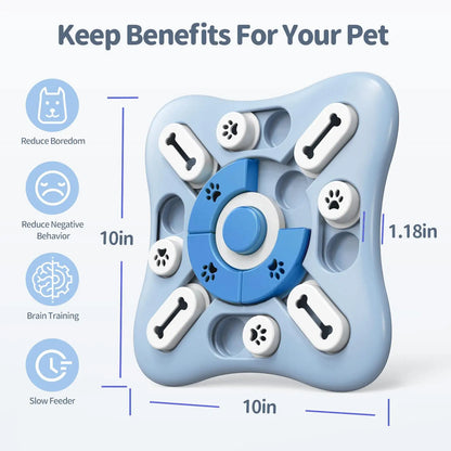 SmartPaws™ Interactive Dog cat Puzzle Slow Feeder Bowl