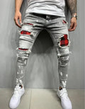 Men’s Distressed Slim Fit Jeans – Modern Streetwear Style with Premium Comfort