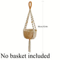 Macrame hanging plant basket