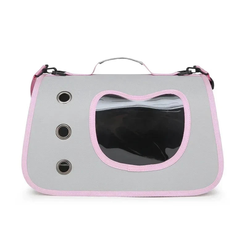 AirComfort™ Foldable Pet Carrier Sling – Lightweight Breathable Shoulder Bag for Small Dogs & Cats