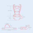 Ergonomic Baby Carrier with Hip Seat Infant Front Facing Backpack