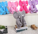 SnuggleEle™ Baby Elephant Plush Pillow – Soft Sleeping Comfort Toy