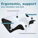 Cuscino Ergonomico in Memory Foam per Cervicale – Supporto Ortopedico per Sollievo dal Dolore al Collo