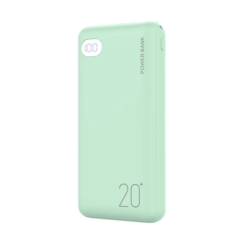 20000mAh Fast Charging Power Bank LED Display Dual USB Charger