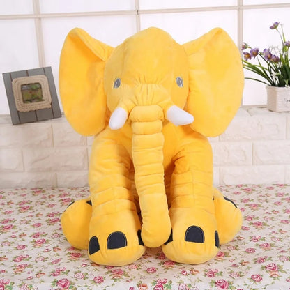 SnuggleEle™ Baby Elephant Plush Pillow – Soft Sleeping Comfort Toy