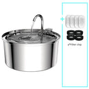 Smart Stainless Steel Automatic Pet Cat & Dog Water Fountain Filter Fountain Smart Drinking Bowl