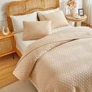 Luxury Quilted Coverlet Set – Lightweight Pet Hair Resistant Bedspread for Queen & King Beds