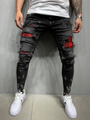 Men’s Distressed Slim Fit Jeans – Modern Streetwear Style with Premium Comfort