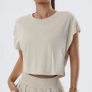 Women’s 2 Piece Workout Set Quick Dry Running Top and Shorts