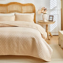 Luxury Quilted Coverlet Set – Lightweight Pet Hair Resistant Bedspread for Queen & King Beds
