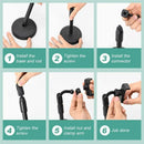 Adjustable Portable Phone Stand –  Holder for Live Streaming & Desk Use